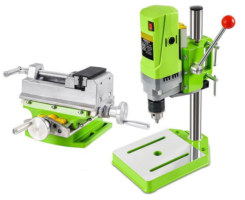 High-Precision Mini Bench Drill Press with Cross Table - Image 2