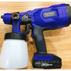 Cordless power tool paint spraying machine